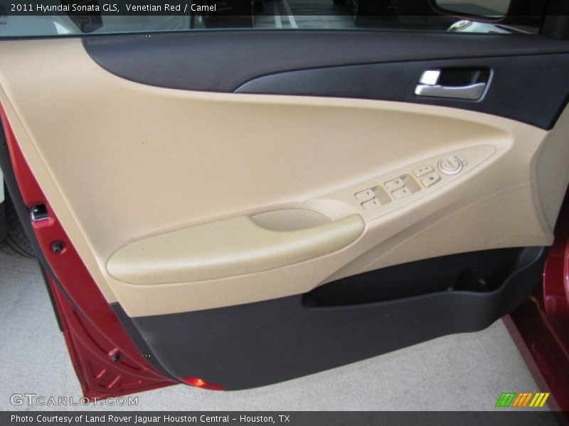 Venetian Red / Camel 2011 Hyundai Sonata GLS