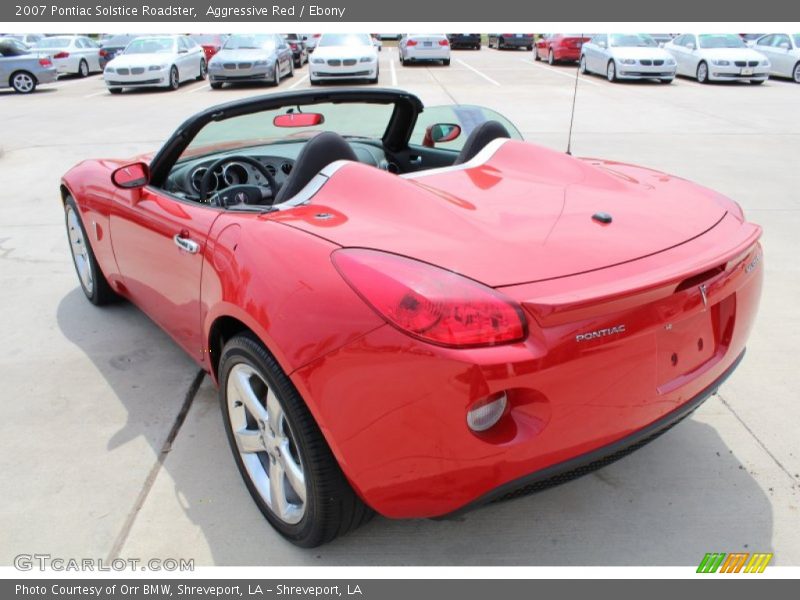 Aggressive Red / Ebony 2007 Pontiac Solstice Roadster