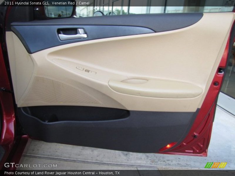 Venetian Red / Camel 2011 Hyundai Sonata GLS