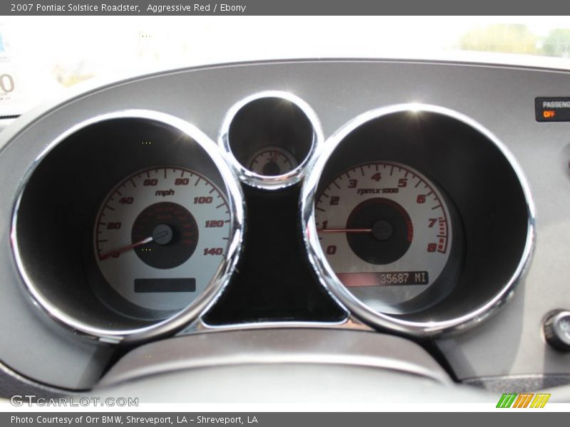 Aggressive Red / Ebony 2007 Pontiac Solstice Roadster