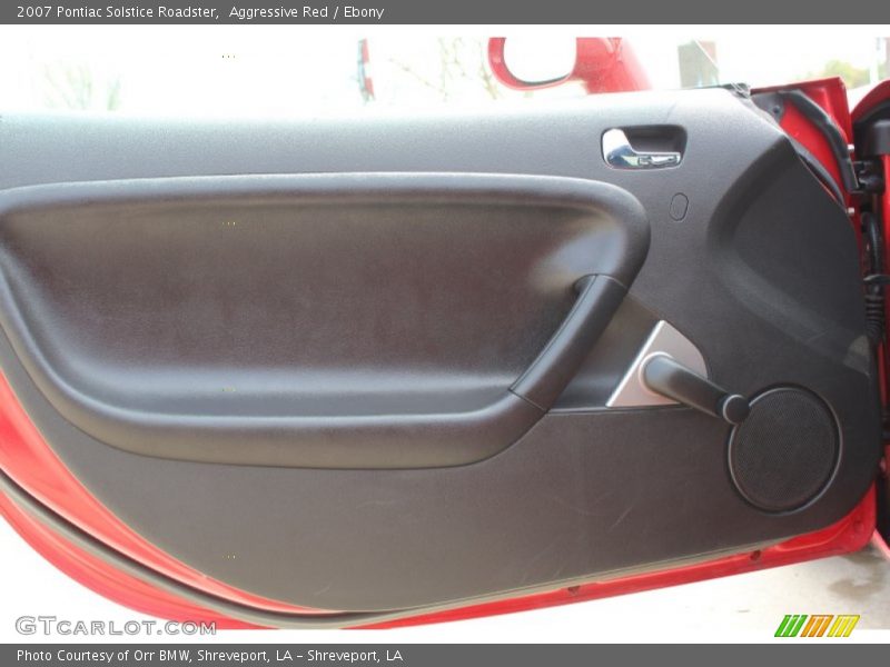 Aggressive Red / Ebony 2007 Pontiac Solstice Roadster