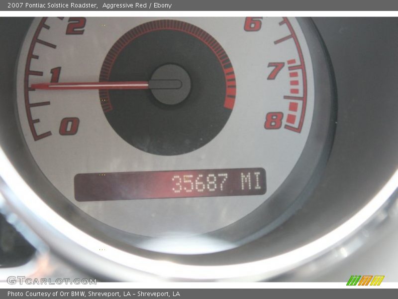 Aggressive Red / Ebony 2007 Pontiac Solstice Roadster