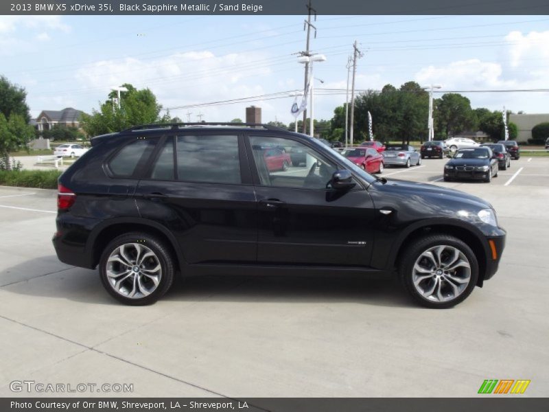 Black Sapphire Metallic / Sand Beige 2013 BMW X5 xDrive 35i