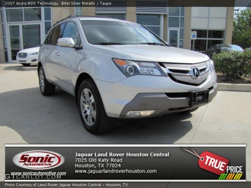 Billet Silver Metallic / Taupe 2007 Acura MDX Technology