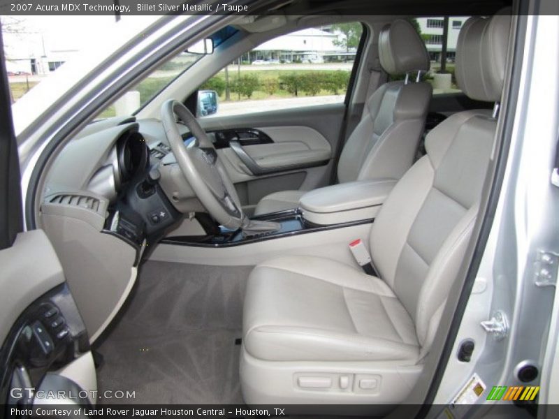  2007 MDX Technology Taupe Interior