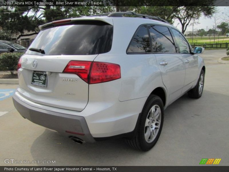 Billet Silver Metallic / Taupe 2007 Acura MDX Technology