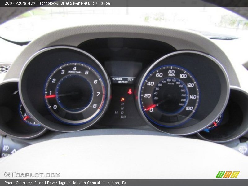  2007 MDX Technology Technology Gauges