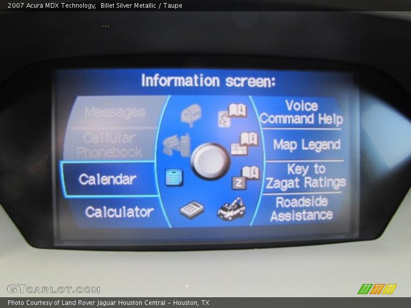 Billet Silver Metallic / Taupe 2007 Acura MDX Technology