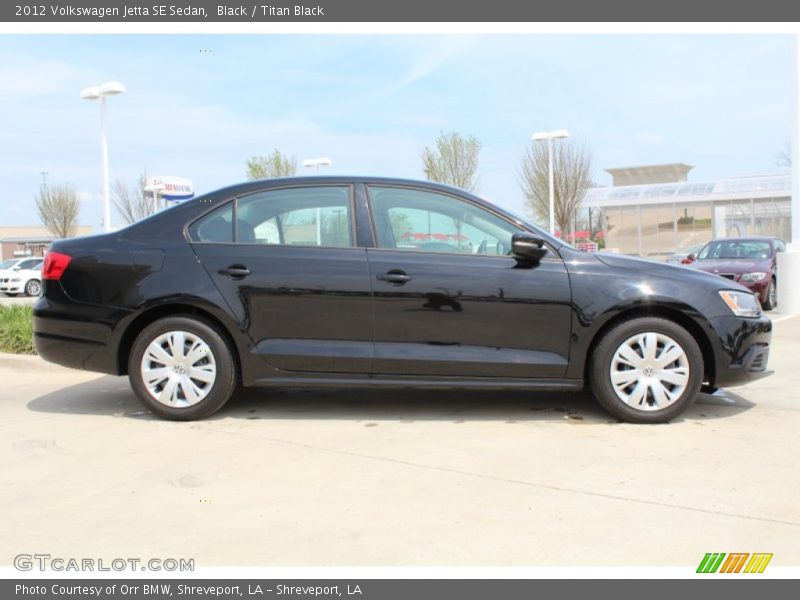 Black / Titan Black 2012 Volkswagen Jetta SE Sedan