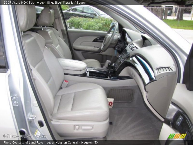  2007 MDX Technology Taupe Interior