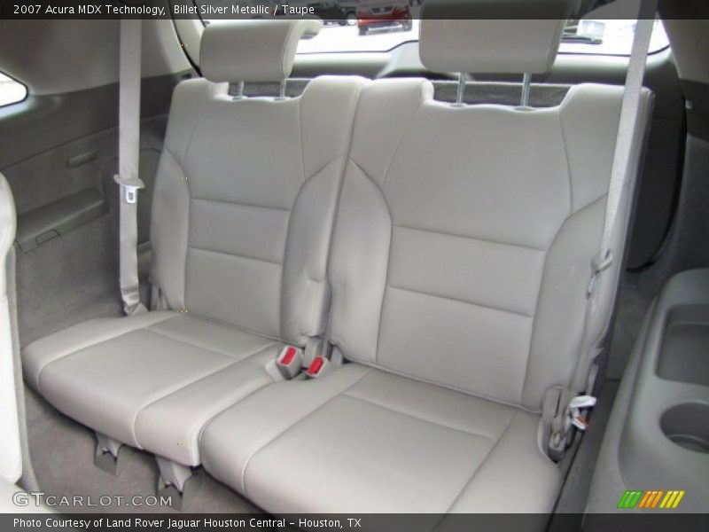 Rear Seat of 2007 MDX Technology