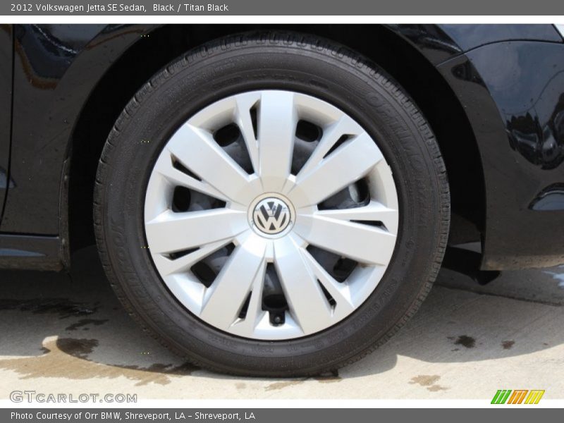 Black / Titan Black 2012 Volkswagen Jetta SE Sedan