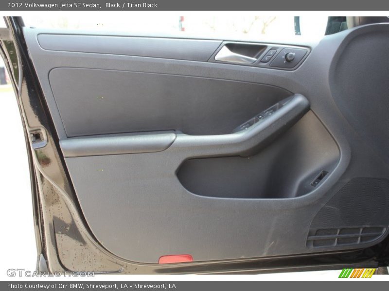 Black / Titan Black 2012 Volkswagen Jetta SE Sedan
