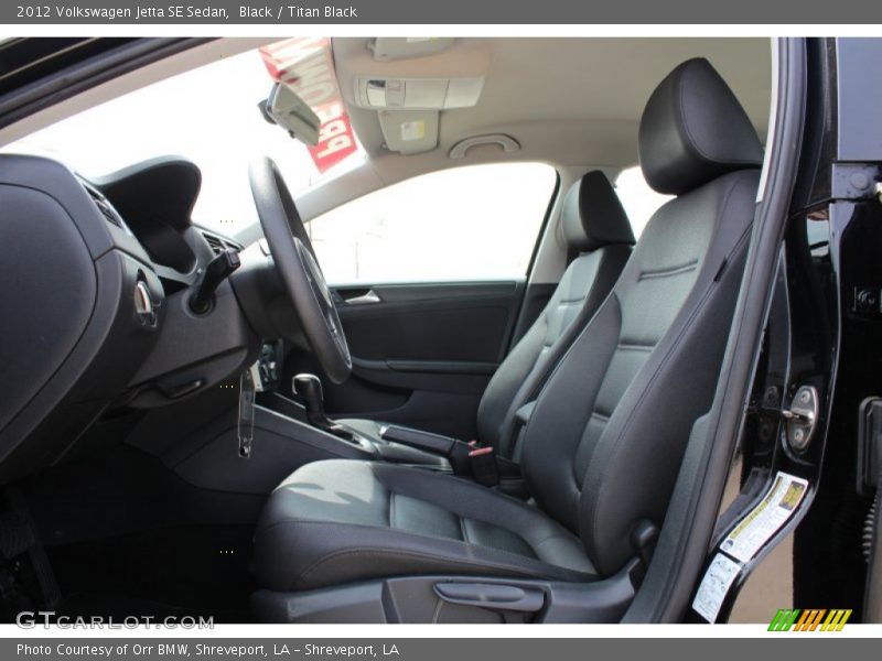 Black / Titan Black 2012 Volkswagen Jetta SE Sedan