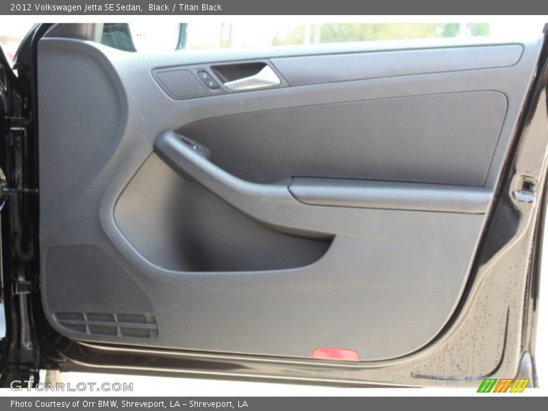 Black / Titan Black 2012 Volkswagen Jetta SE Sedan