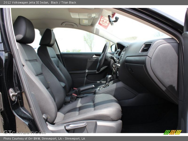 Black / Titan Black 2012 Volkswagen Jetta SE Sedan