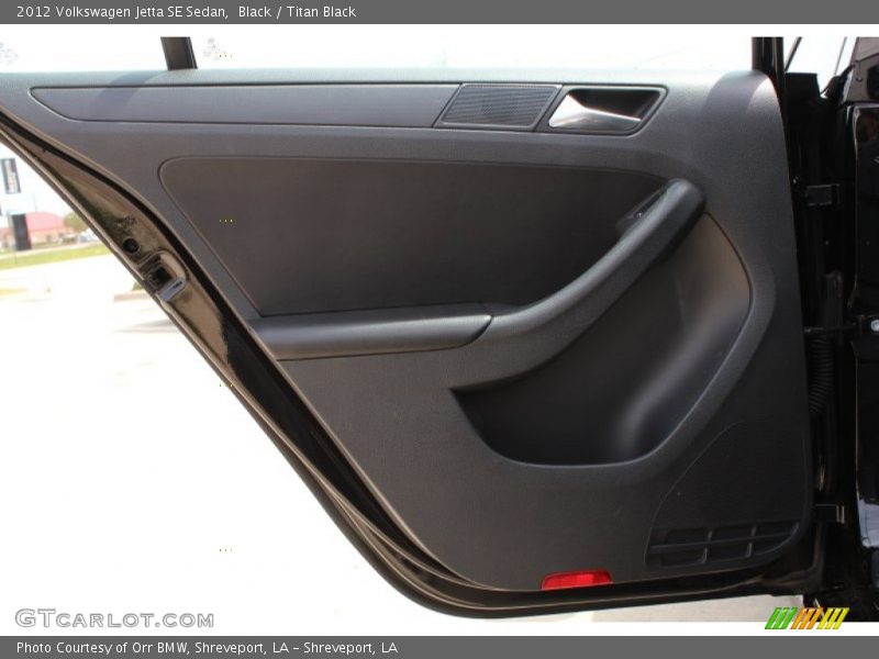 Black / Titan Black 2012 Volkswagen Jetta SE Sedan