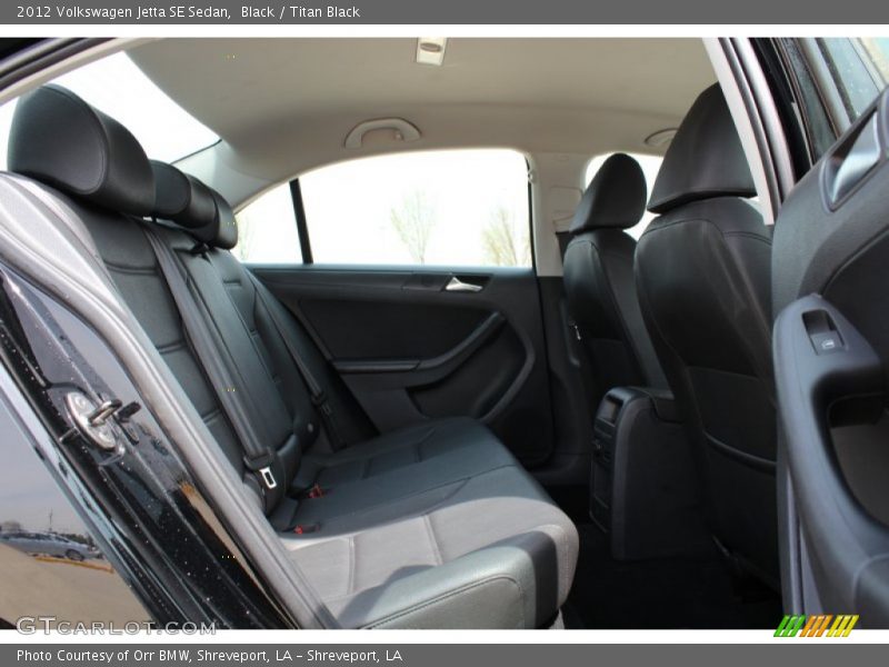 Black / Titan Black 2012 Volkswagen Jetta SE Sedan