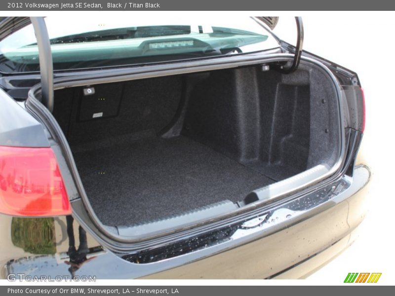 Black / Titan Black 2012 Volkswagen Jetta SE Sedan