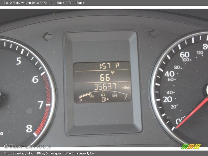 Black / Titan Black 2012 Volkswagen Jetta SE Sedan