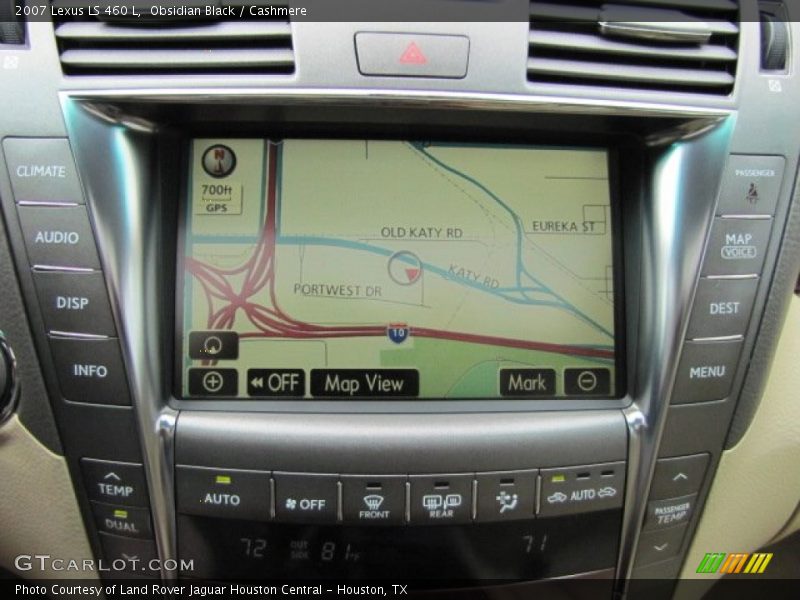 Navigation of 2007 LS 460 L
