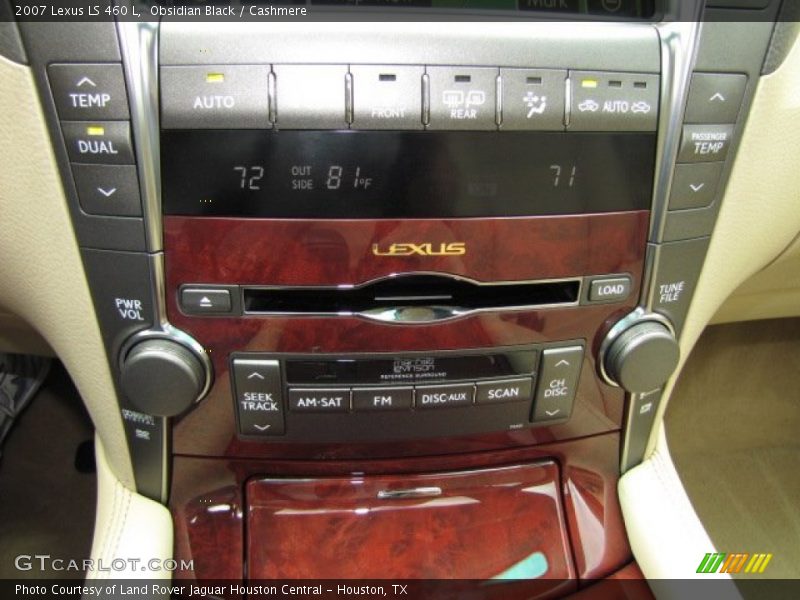 Controls of 2007 LS 460 L