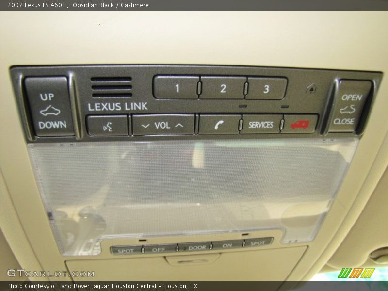 Controls of 2007 LS 460 L