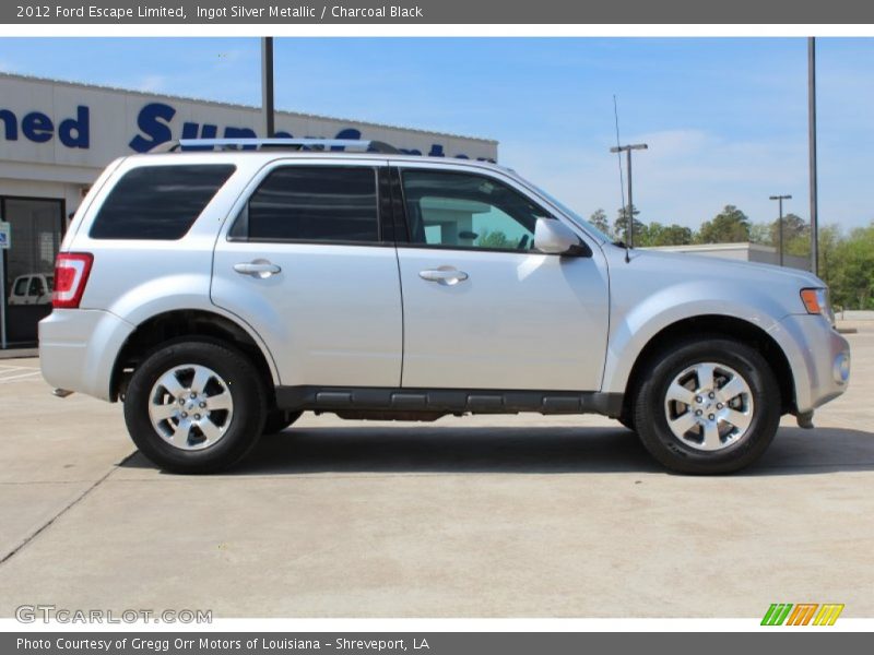Ingot Silver Metallic / Charcoal Black 2012 Ford Escape Limited