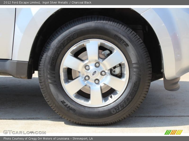 Ingot Silver Metallic / Charcoal Black 2012 Ford Escape Limited