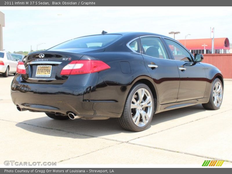 Black Obsidian / Graphite 2011 Infiniti M 37 S Sedan