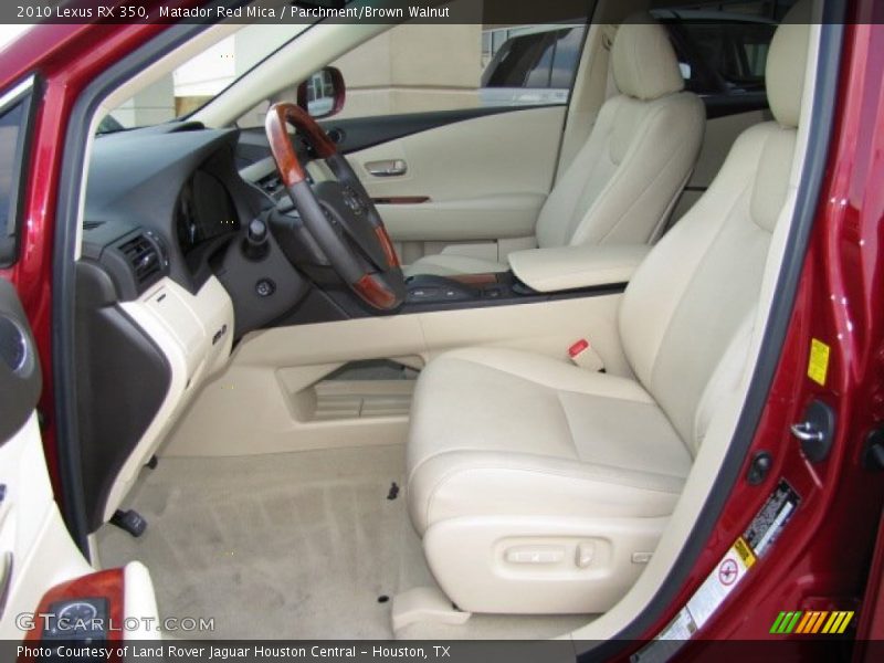  2010 RX 350 Parchment/Brown Walnut Interior
