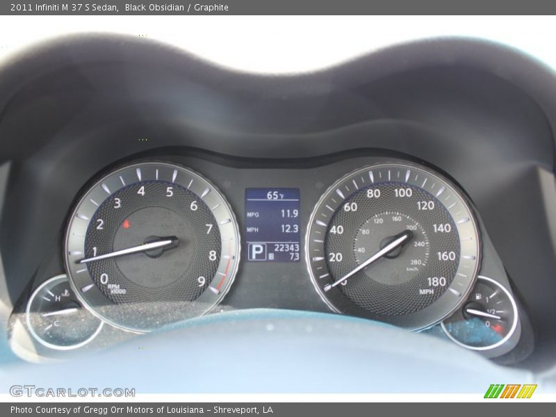 Black Obsidian / Graphite 2011 Infiniti M 37 S Sedan
