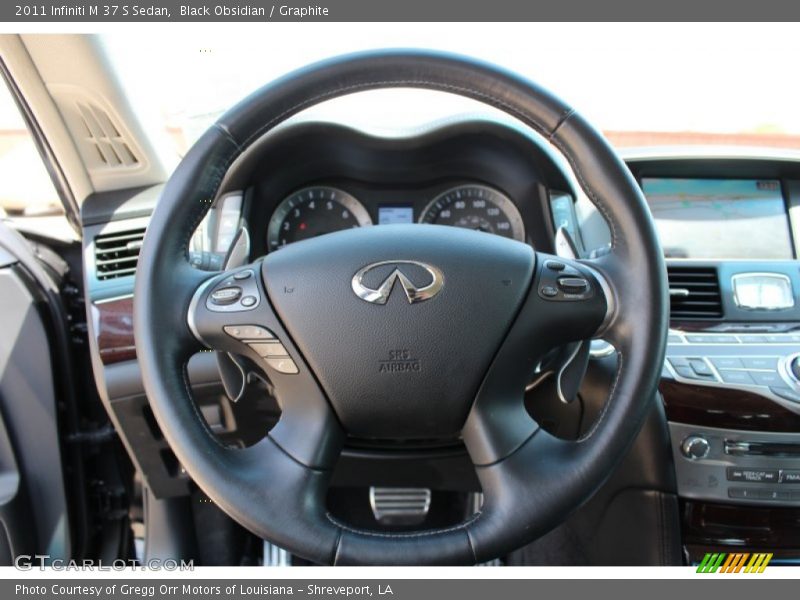 Black Obsidian / Graphite 2011 Infiniti M 37 S Sedan