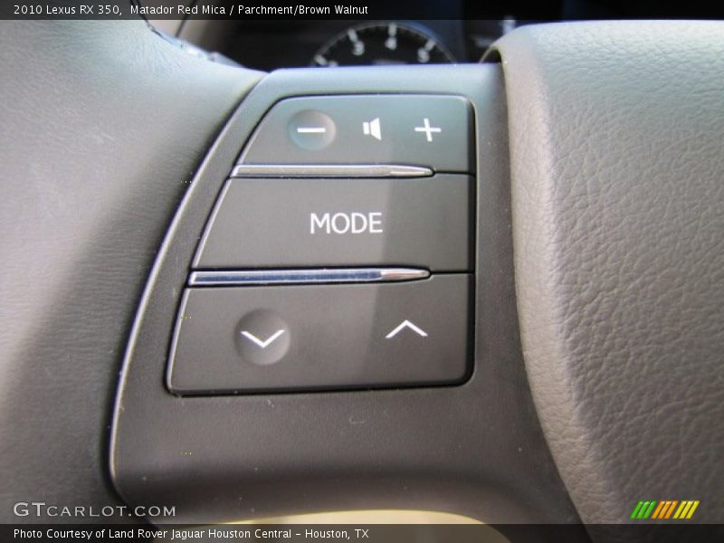 Matador Red Mica / Parchment/Brown Walnut 2010 Lexus RX 350