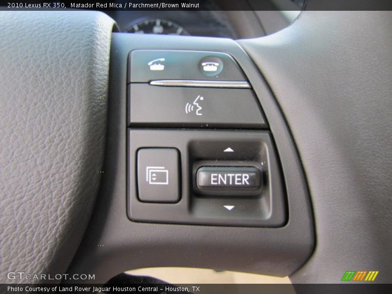 Matador Red Mica / Parchment/Brown Walnut 2010 Lexus RX 350