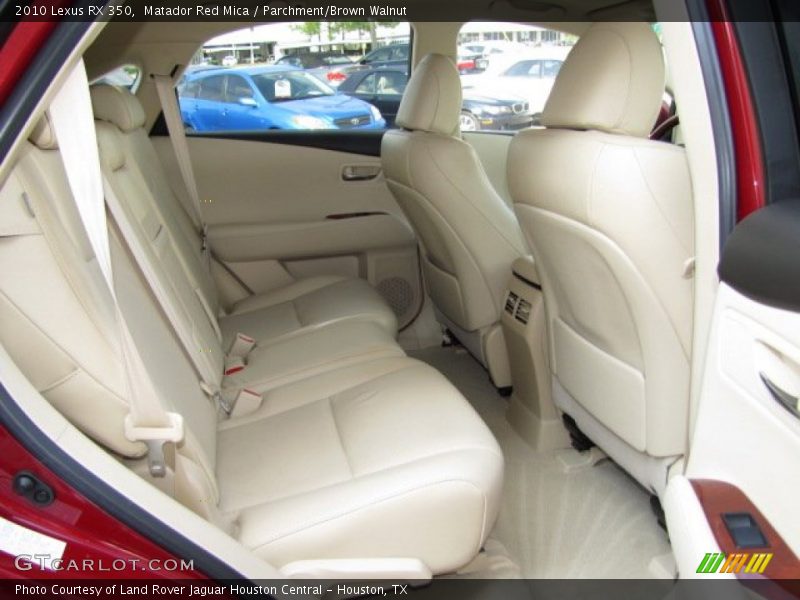 Matador Red Mica / Parchment/Brown Walnut 2010 Lexus RX 350