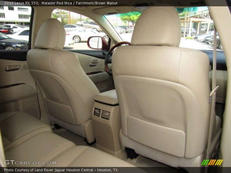Matador Red Mica / Parchment/Brown Walnut 2010 Lexus RX 350