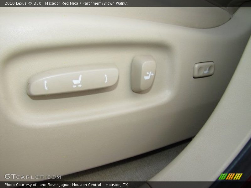 Matador Red Mica / Parchment/Brown Walnut 2010 Lexus RX 350
