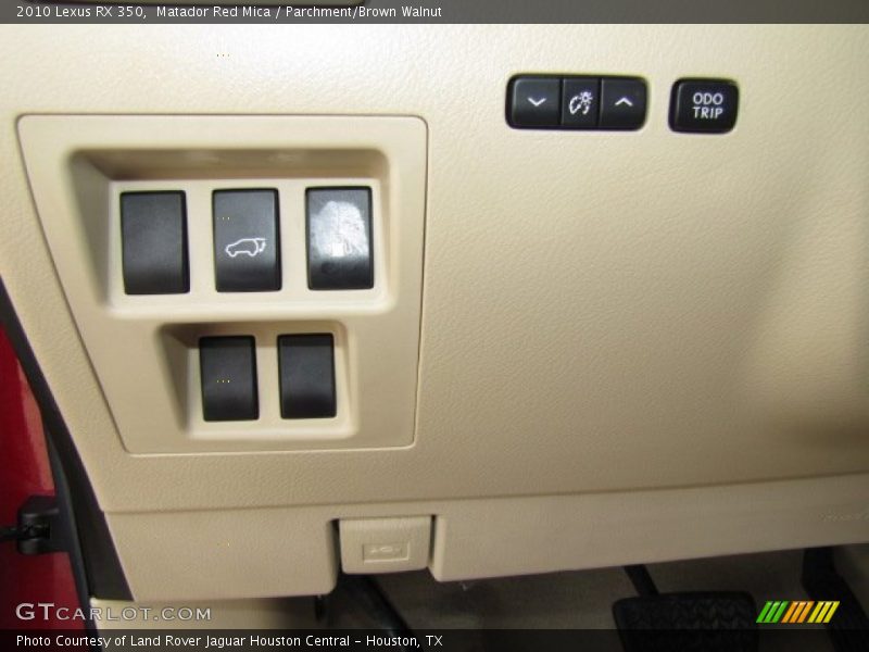 Matador Red Mica / Parchment/Brown Walnut 2010 Lexus RX 350