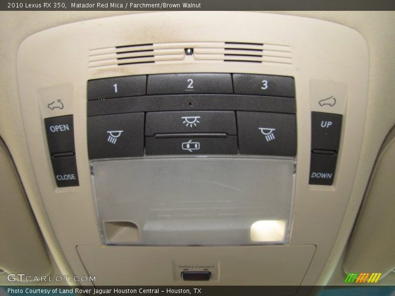 Matador Red Mica / Parchment/Brown Walnut 2010 Lexus RX 350