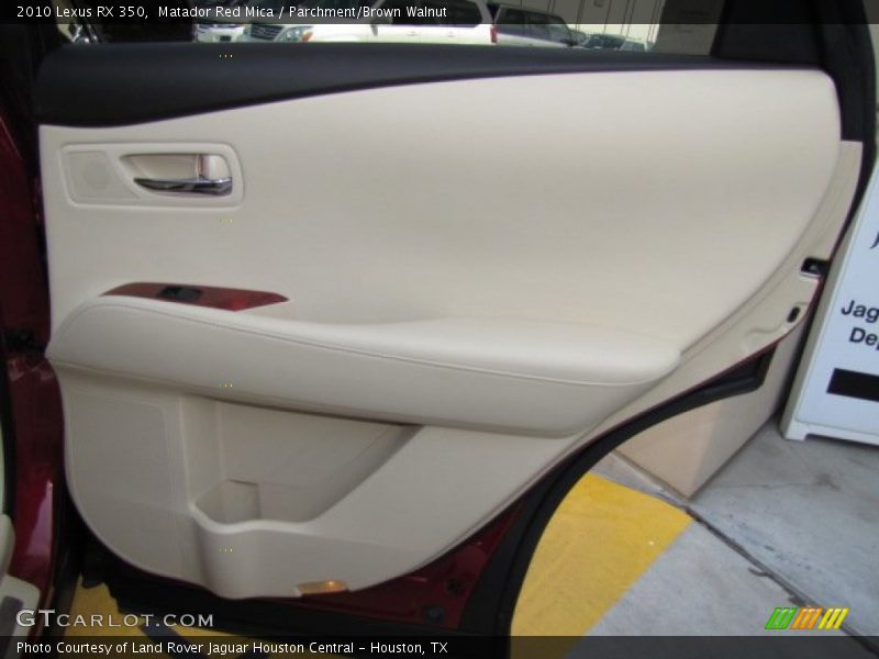 Matador Red Mica / Parchment/Brown Walnut 2010 Lexus RX 350