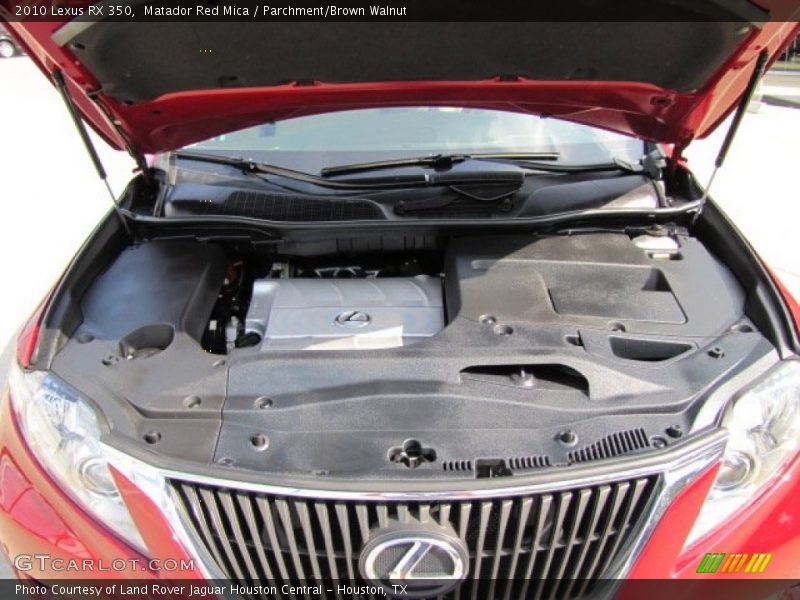 Matador Red Mica / Parchment/Brown Walnut 2010 Lexus RX 350