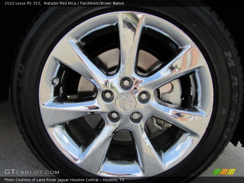 Matador Red Mica / Parchment/Brown Walnut 2010 Lexus RX 350