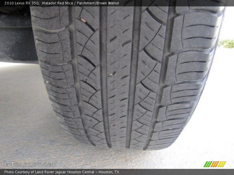 Matador Red Mica / Parchment/Brown Walnut 2010 Lexus RX 350