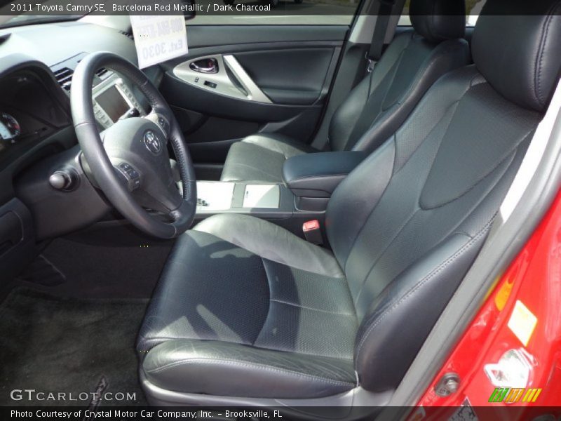 Barcelona Red Metallic / Dark Charcoal 2011 Toyota Camry SE