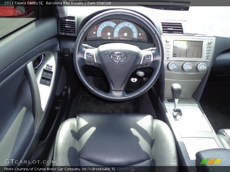 Barcelona Red Metallic / Dark Charcoal 2011 Toyota Camry SE