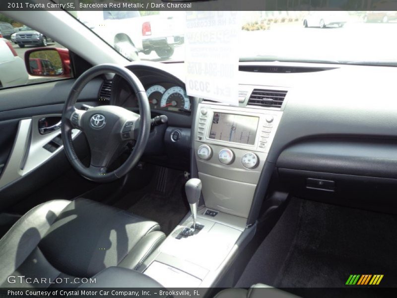Barcelona Red Metallic / Dark Charcoal 2011 Toyota Camry SE