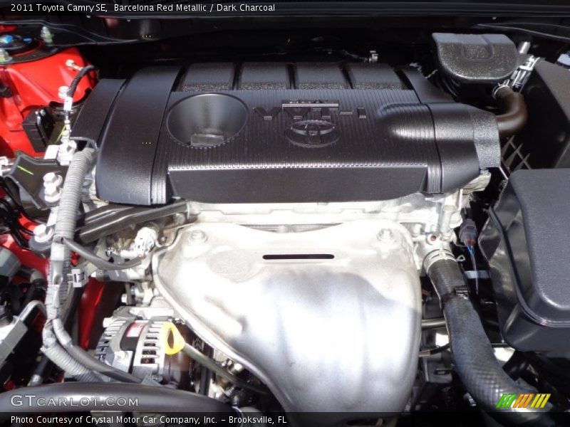 Barcelona Red Metallic / Dark Charcoal 2011 Toyota Camry SE
