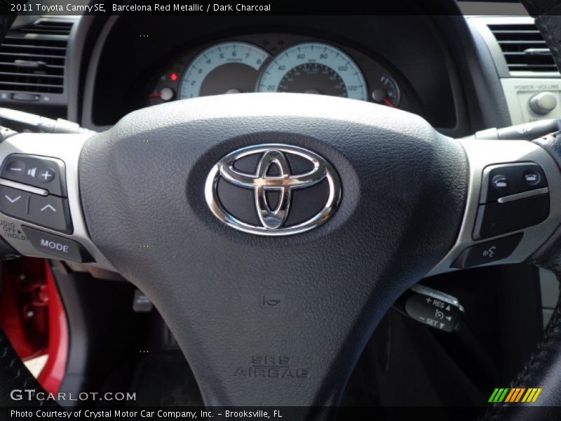 Barcelona Red Metallic / Dark Charcoal 2011 Toyota Camry SE