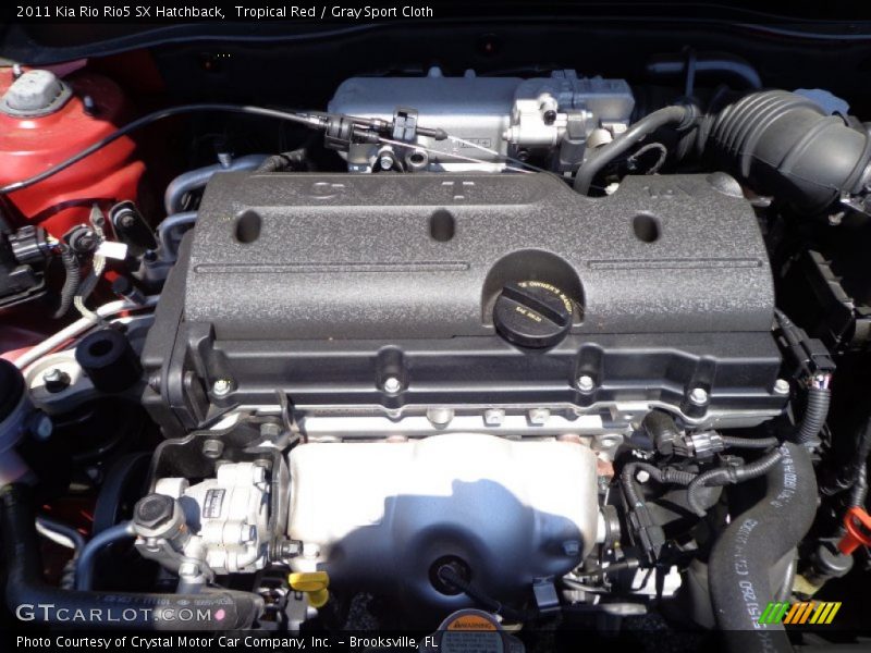 Tropical Red / Gray Sport Cloth 2011 Kia Rio Rio5 SX Hatchback